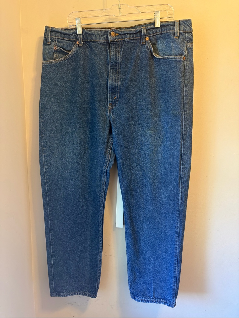 Vintage Levi’s Jeans 505 42x30 Orange Tab Straight Leg Blue Denim USA Made 90’s